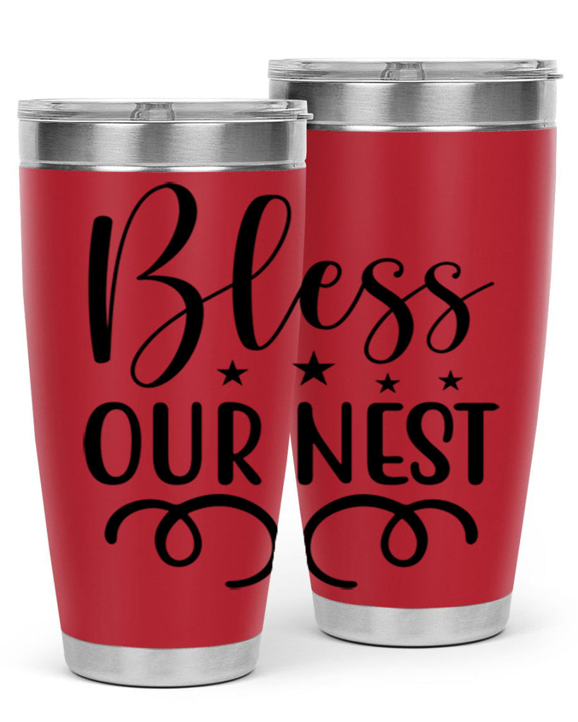 Bless Our Nest 50#- spring- Tumbler