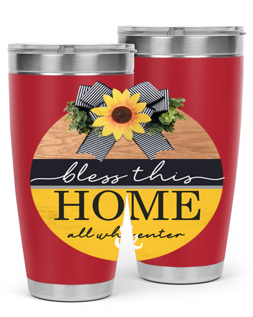 Bless this Home and all Mockup56#- spring- Tumbler