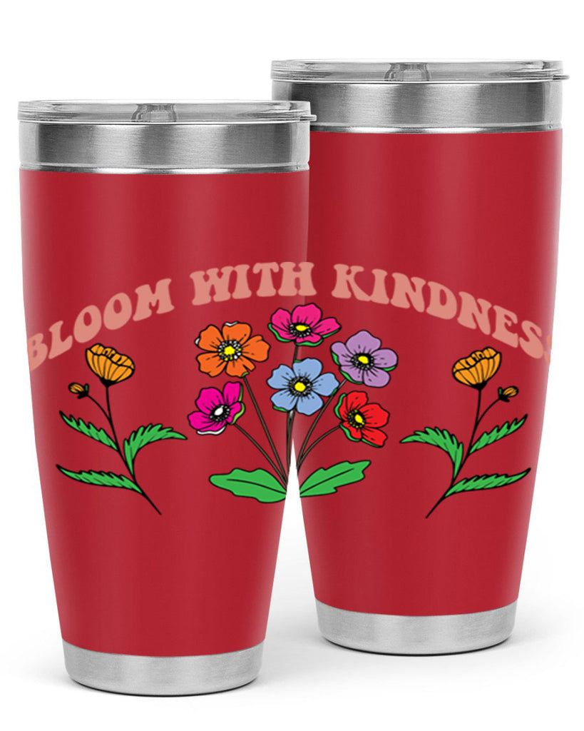 Bloom with Kindness  92#- spring- Tumbler