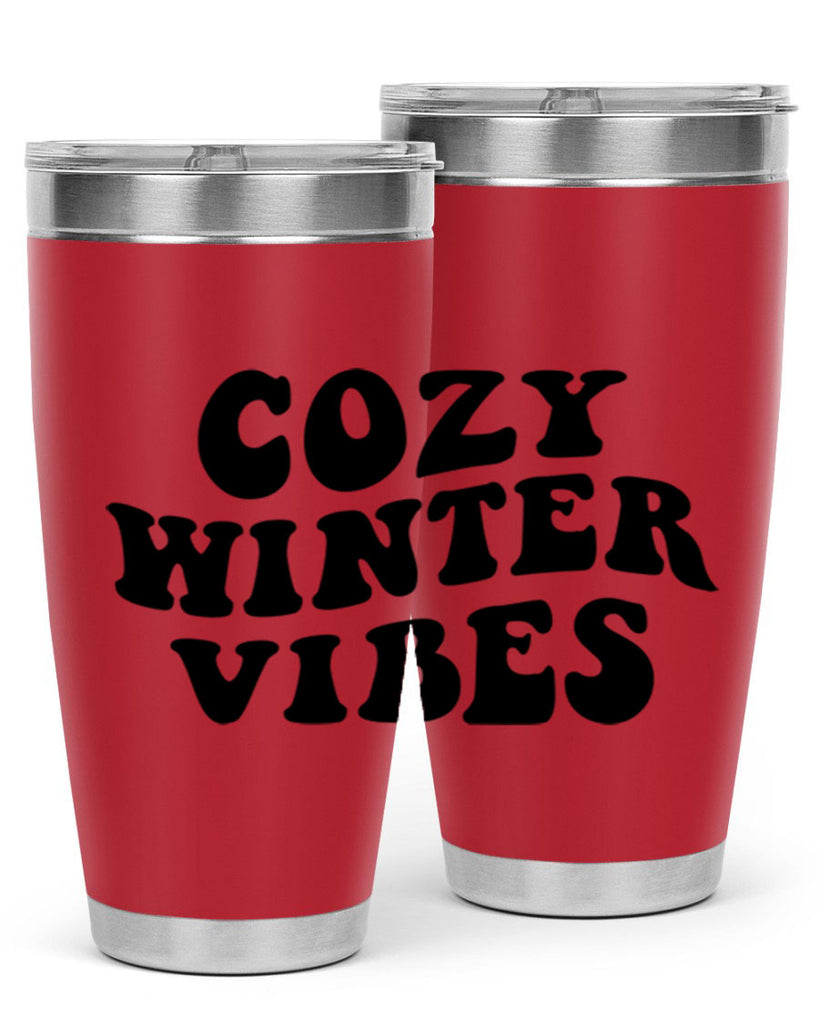 Cozy Winter Vibes 64#- winter- Tumbler