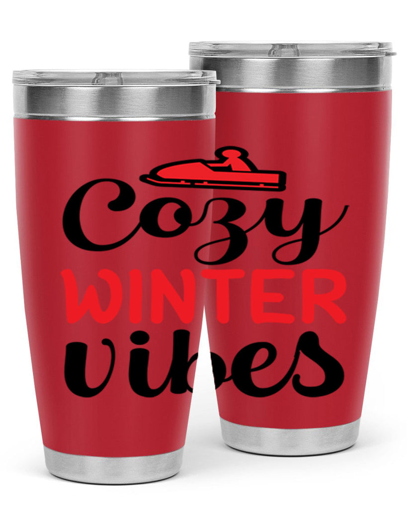 Cozy winter vibes 68#- winter- Tumbler