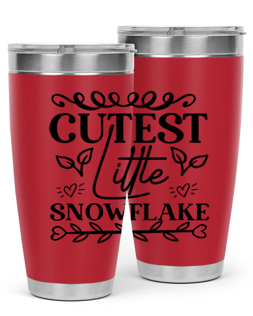 Cutest Little Snowflake 88#- winter- Tumbler