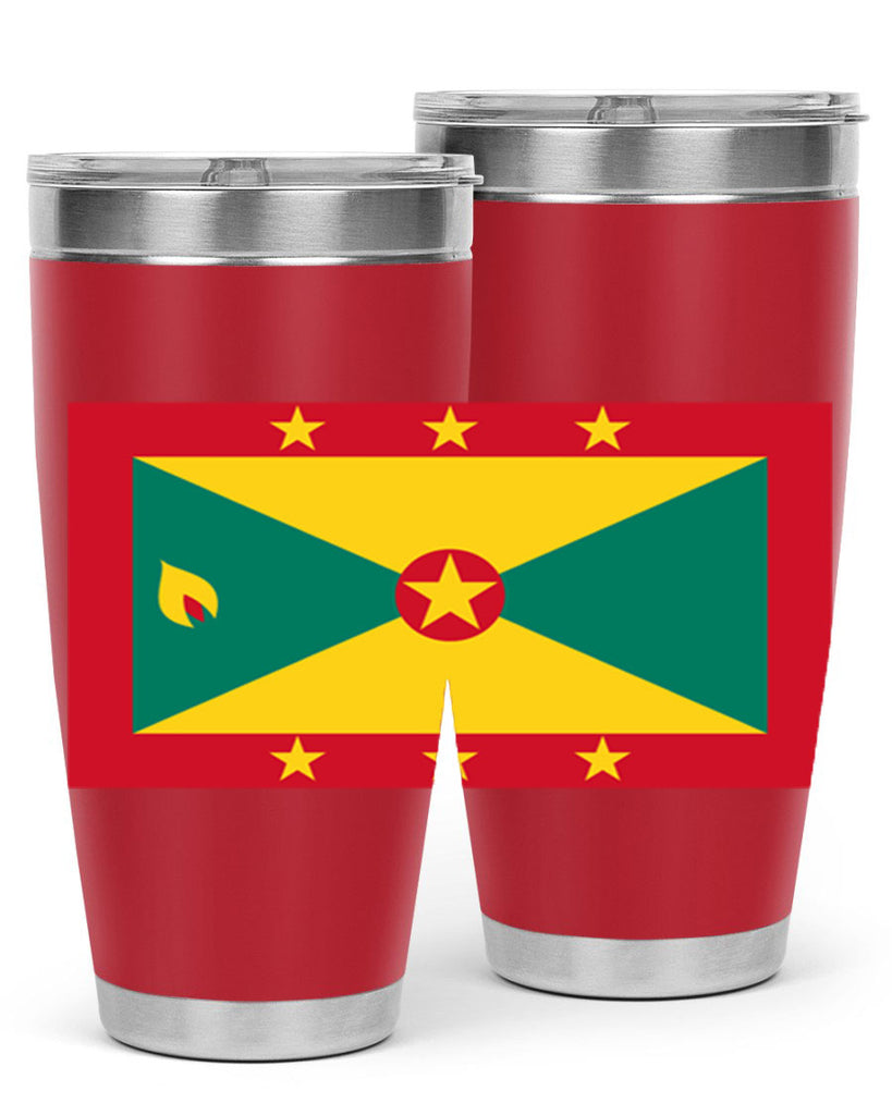 Grenada 130#- world flags- Tumbler