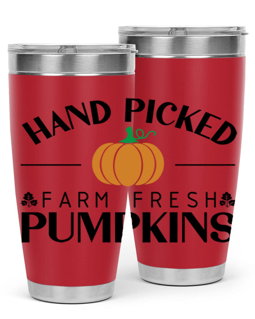 Hand Picked Farm Fresh Pumpkins 215#- fall- Tumbler