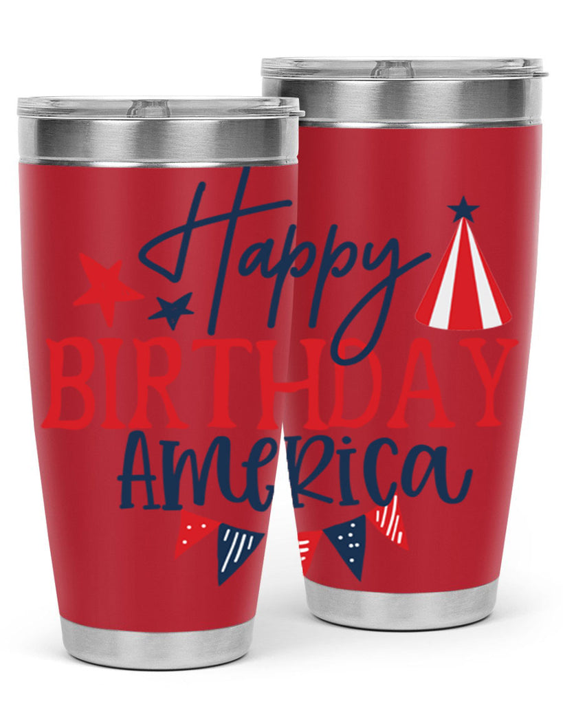 Happy Birthday america Style 30#- Fourt Of July- Tumbler