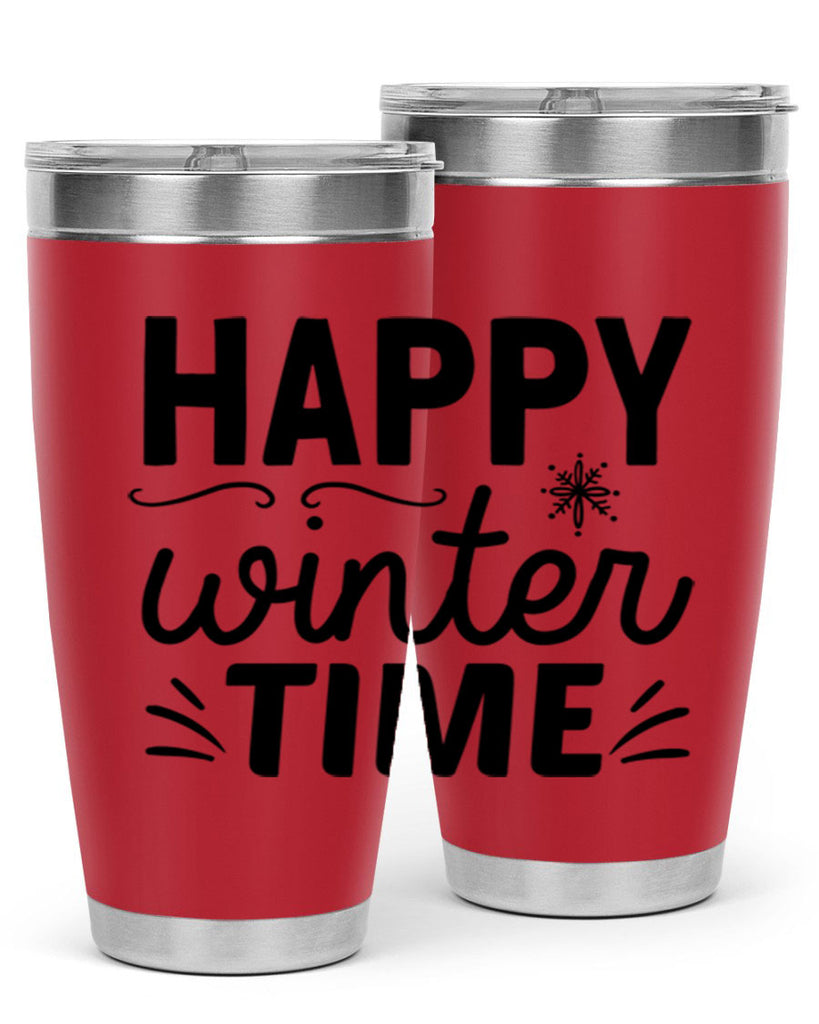 Happy Winter Time134#- winter- Tumbler