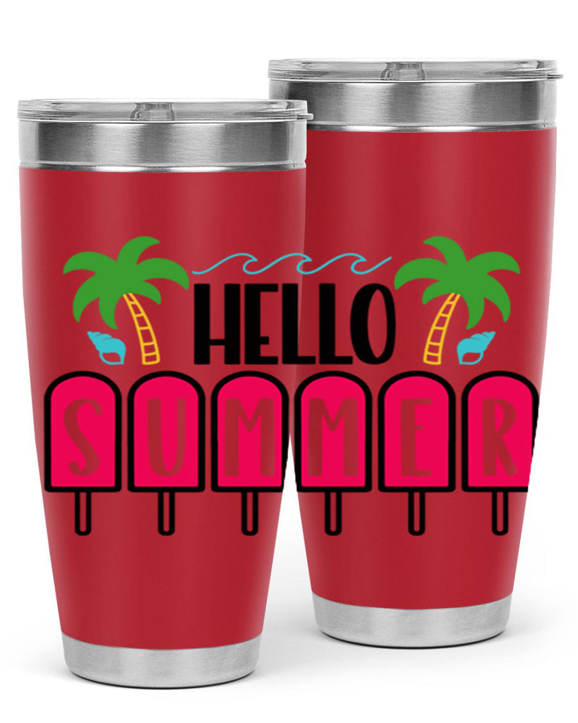 Hello Summer Style 39#- summer- Tumbler