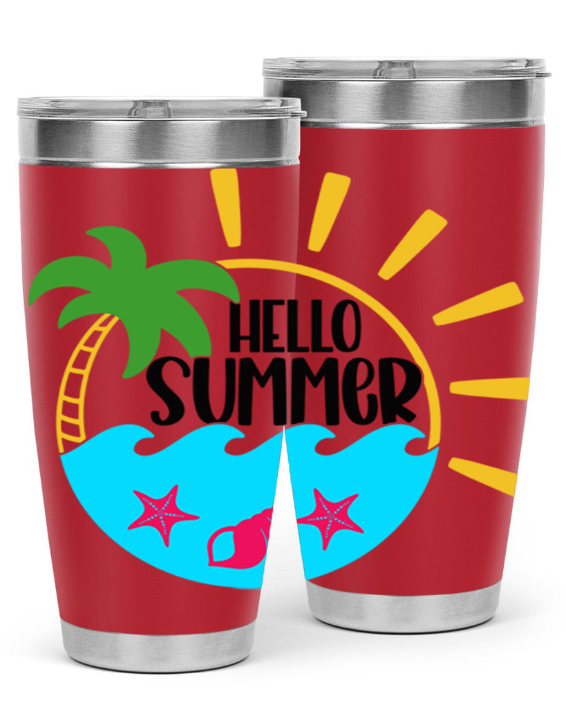 Hello Summer Style 40#- summer- Tumbler
