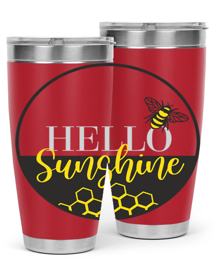 Hello Sunshine and bee216#- spring- Tumbler