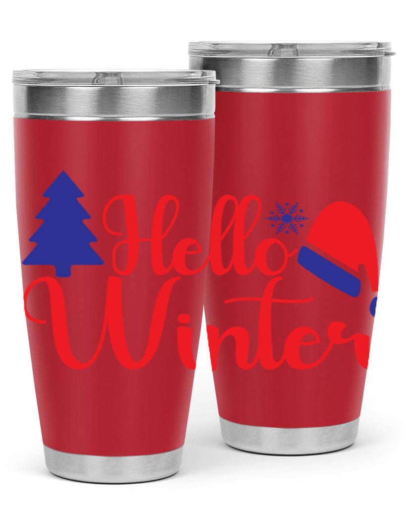 Hello Winter 179#- winter- Tumbler