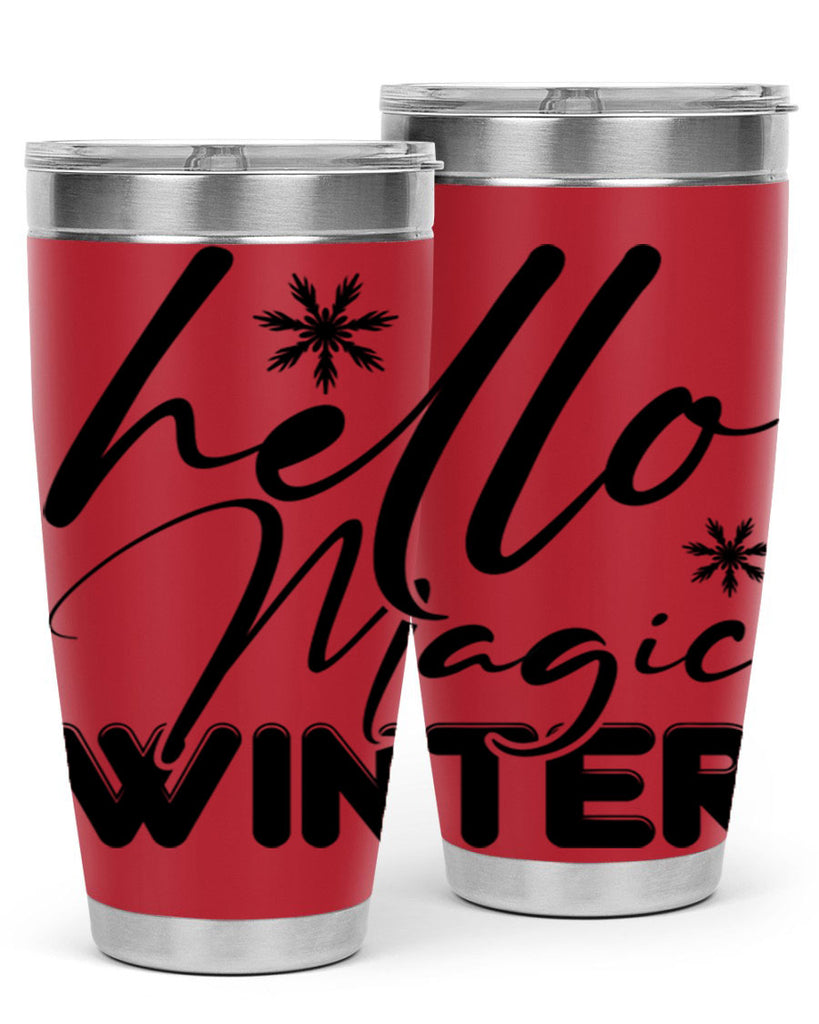 Hello magic winter 178#- winter- Tumbler