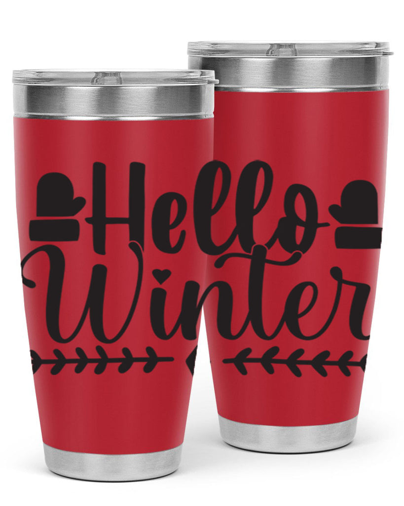 Hello winter 184#- winter- Tumbler