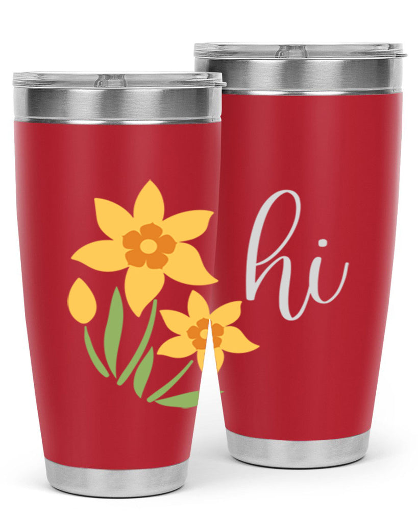 Hi daffodil flower236#- spring- Tumbler