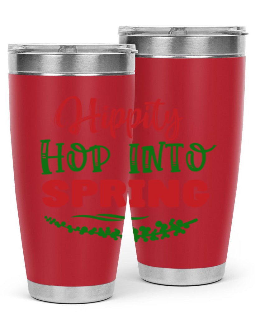 Hippity Hop into Spring 239#- spring- Tumbler