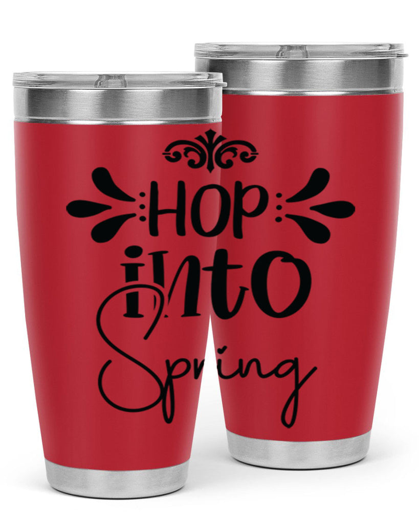 Hop into Spring 247#- spring- Tumbler