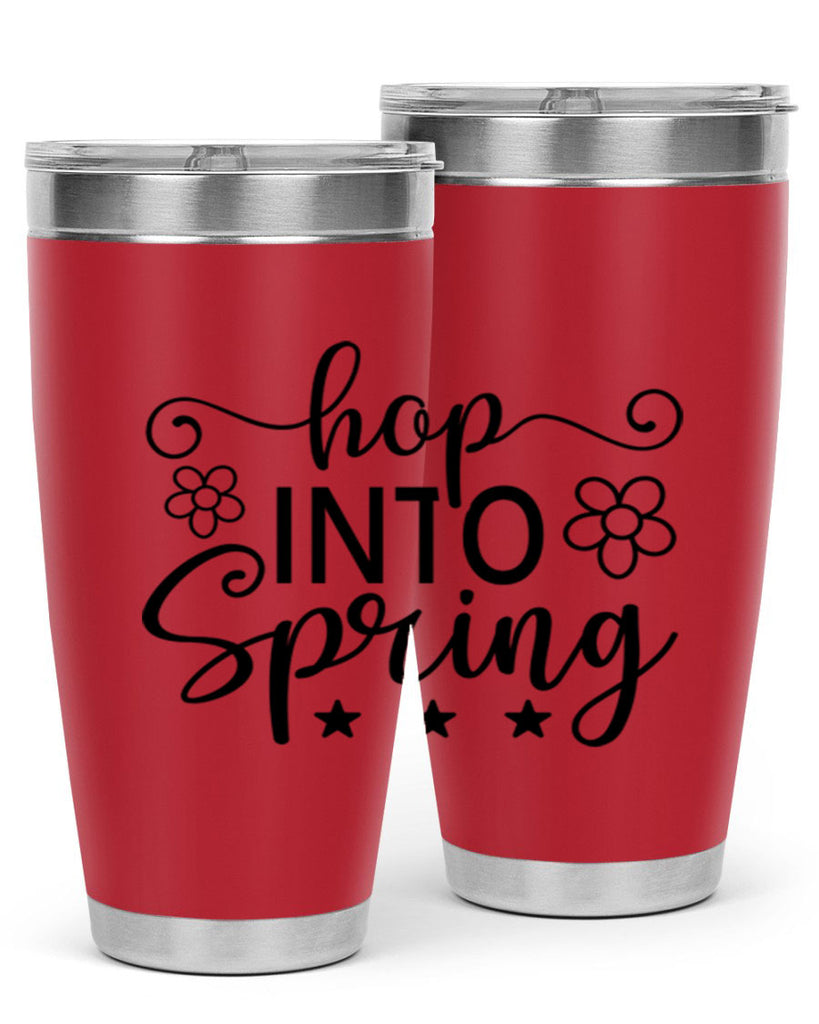 Hop into spring  252#- spring- Tumbler