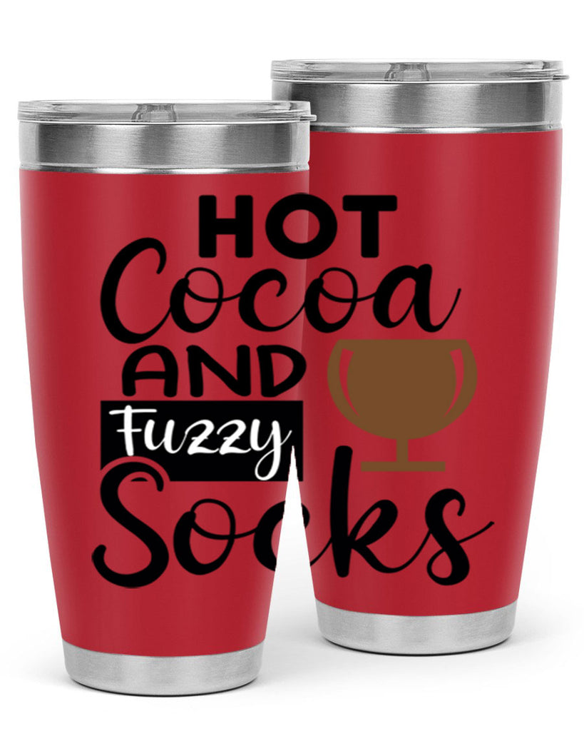 Hot Cocoa And Fuzzy Socks 218#- winter- Tumbler
