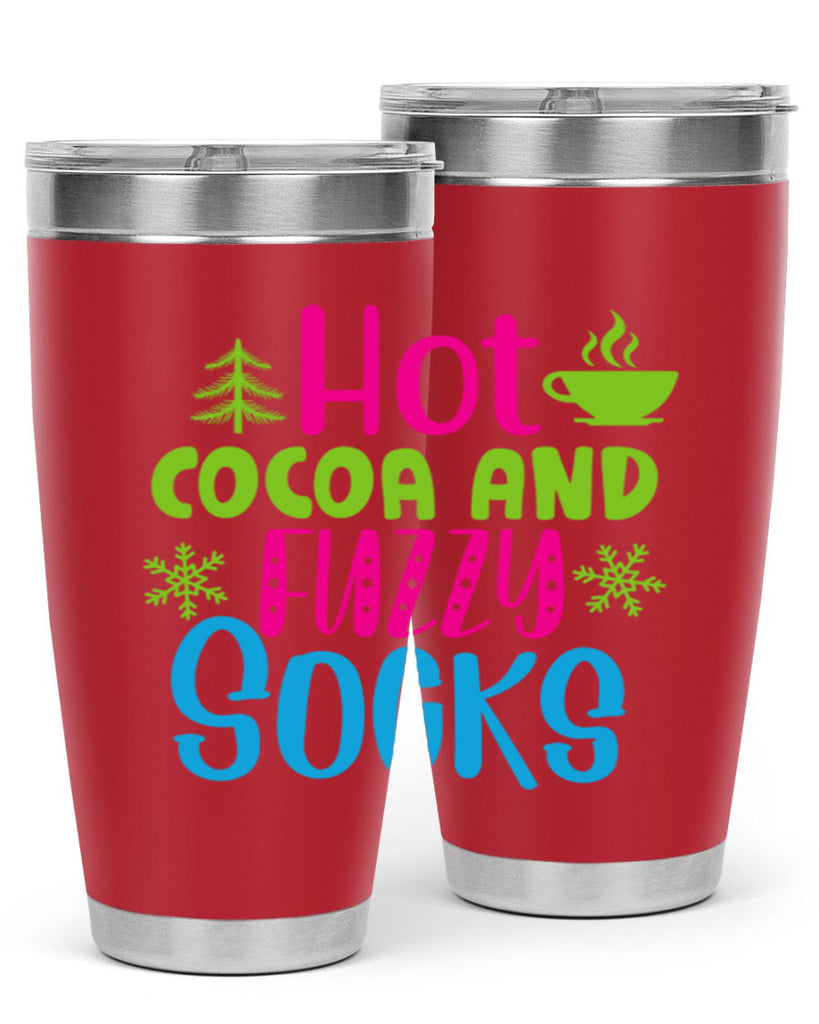 Hot Cocoa And Fuzzy Socks209#- winter- Tumbler