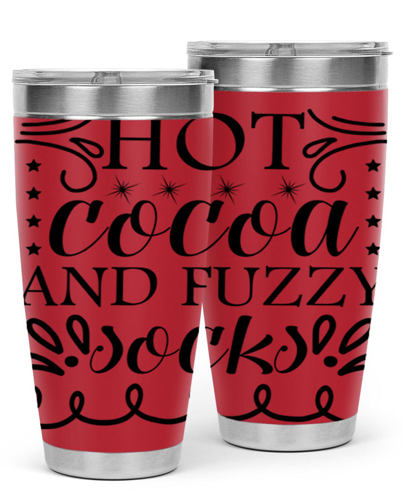 Hot Cocoa and Fuzzy Socks 217#- winter- Tumbler
