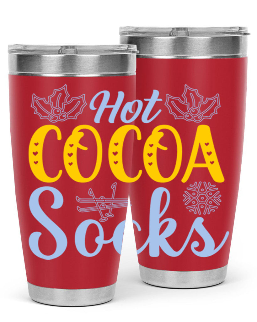 Hot cocoa socks211#- winter- Tumbler