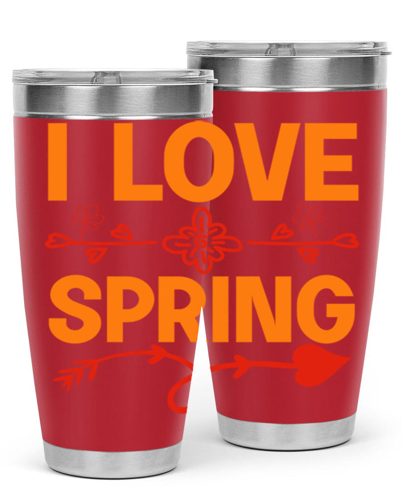 I love spring 271#- spring- Tumbler