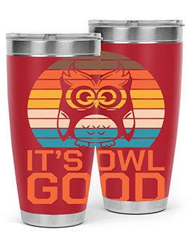 Its Owl Good Retro Owl A TurtleRabbit 10#- owl- Tumblers
