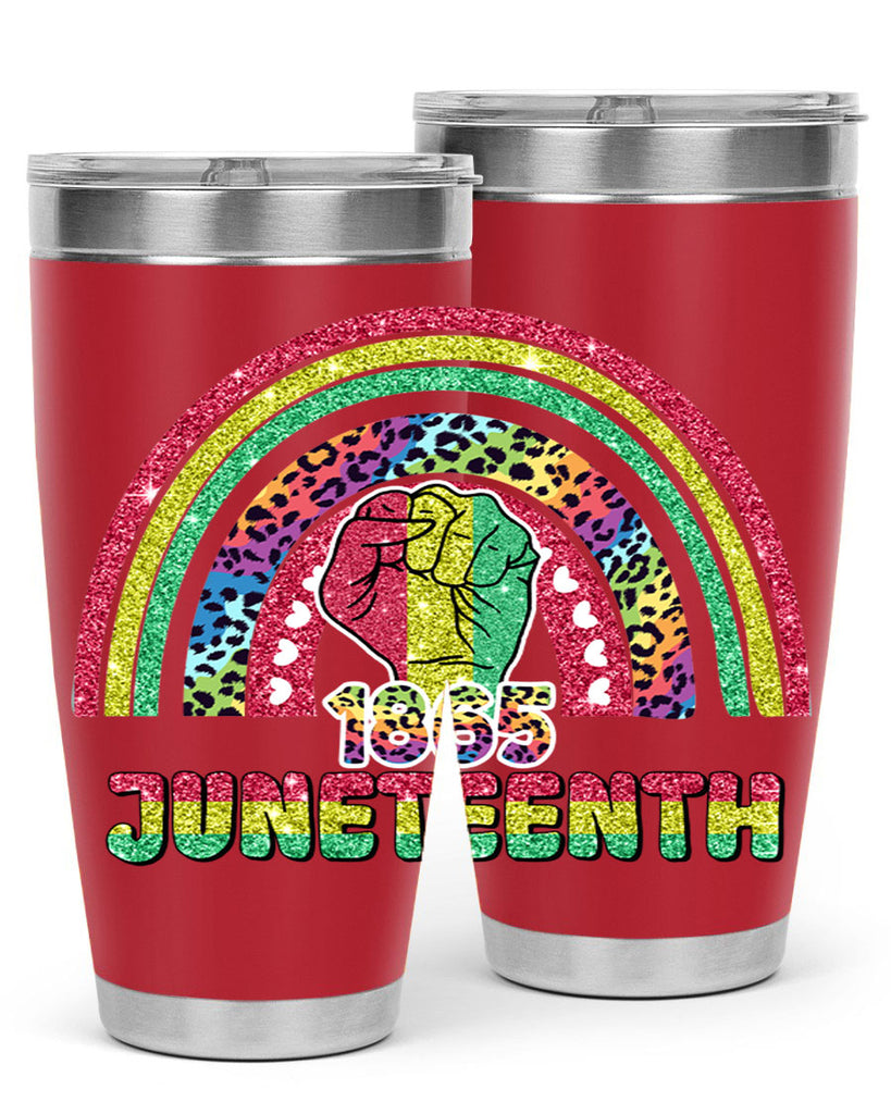 Juneteenth 1865 Rainbow 19#- Juneteenth- tumbler
