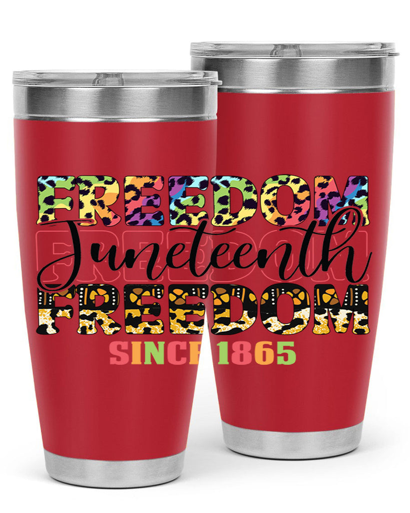 Juneteenth Freedom Since 1865 Png 36#- Juneteenth- tumbler