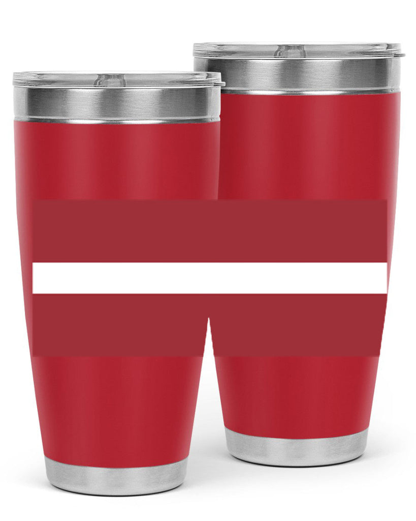 Latvia 104#- world flags- Tumbler