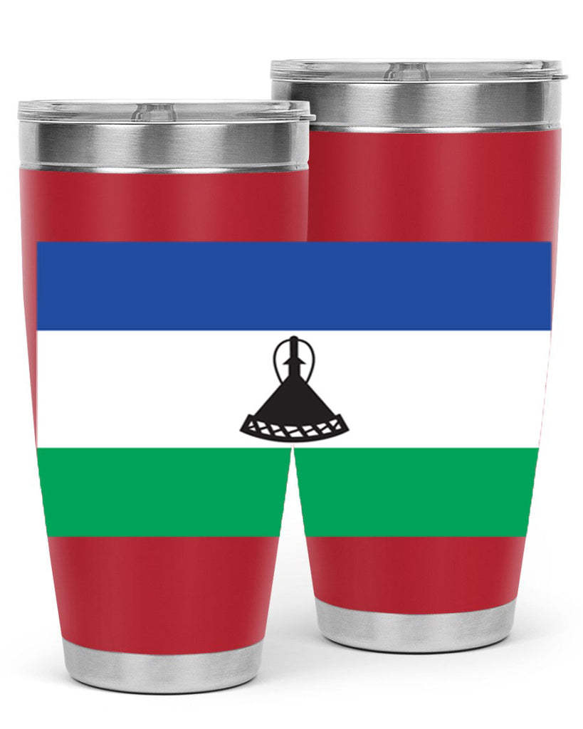 Lesotho 102#- world flags- Tumbler