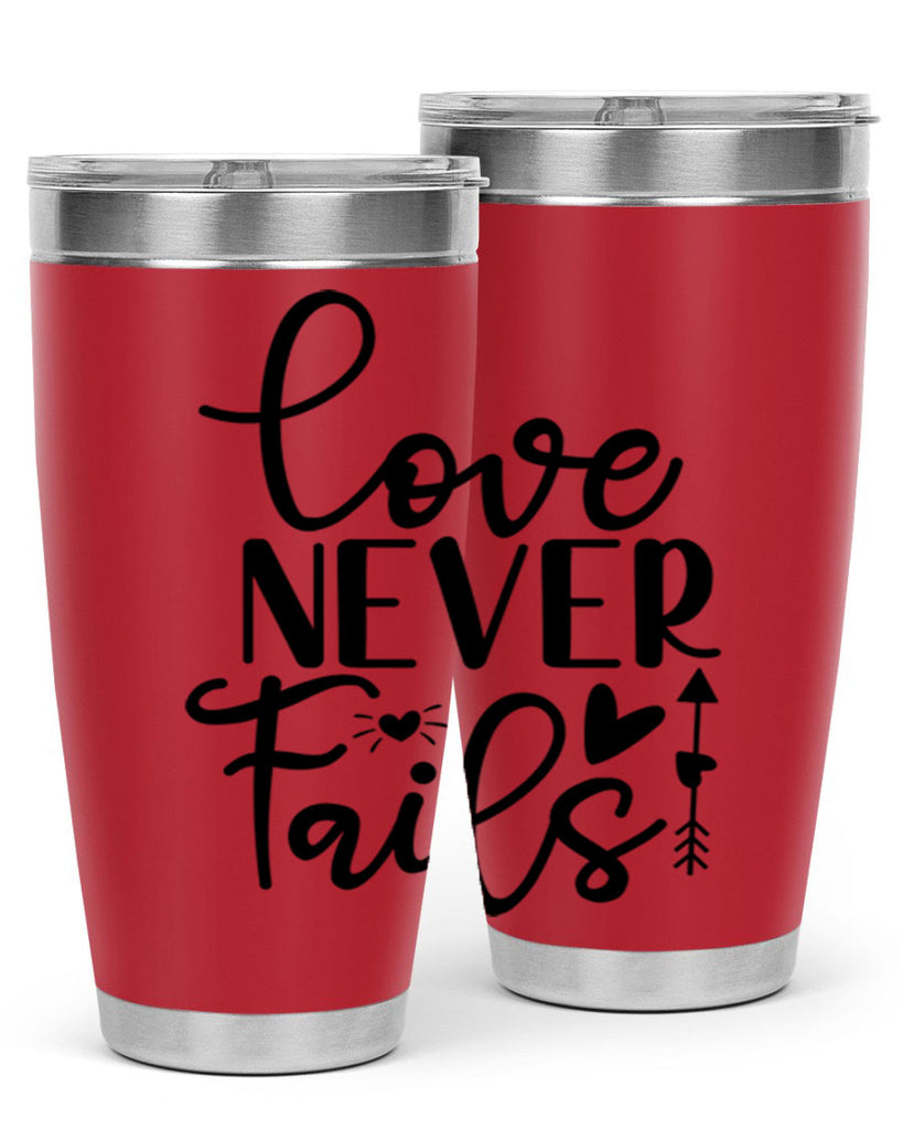 Love Never Fails 309#- winter- Tumbler