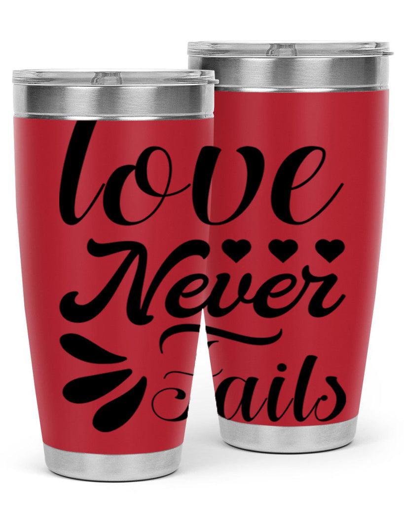 Love Never Fails 316#- winter- Tumbler