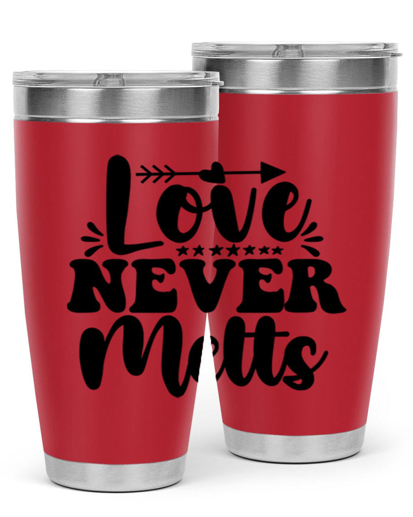 Love Never Melts 310#- winter- Tumbler