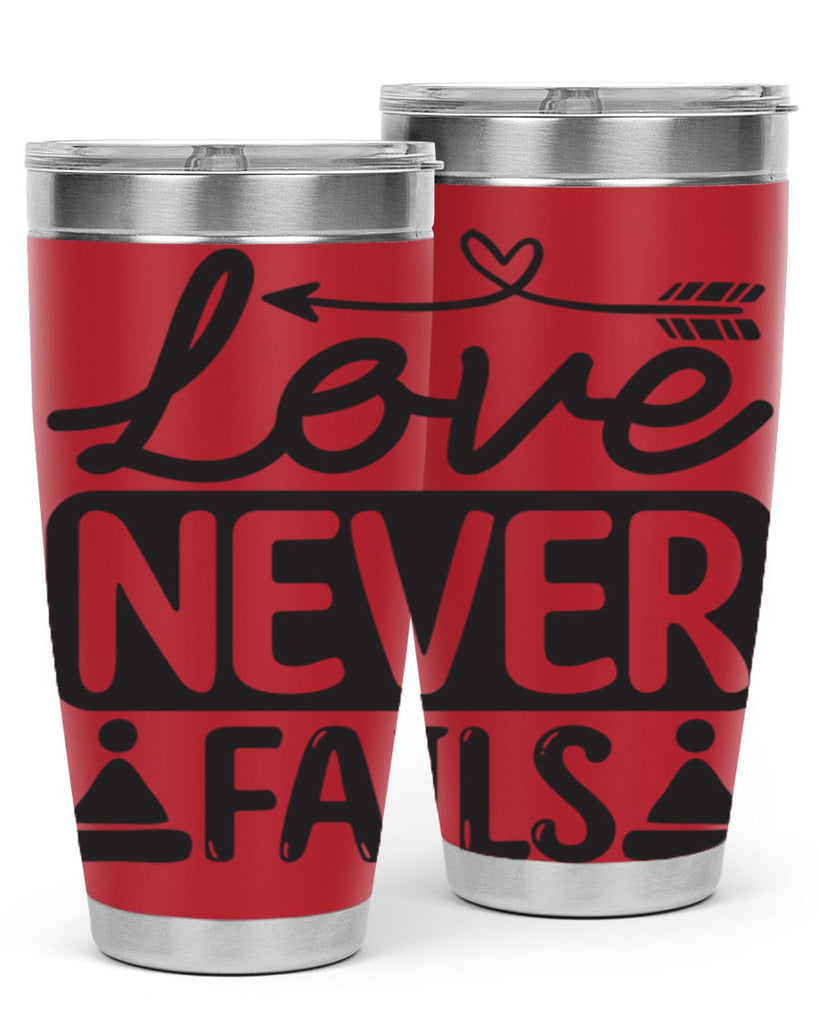 Love never fails 317#- winter- Tumbler