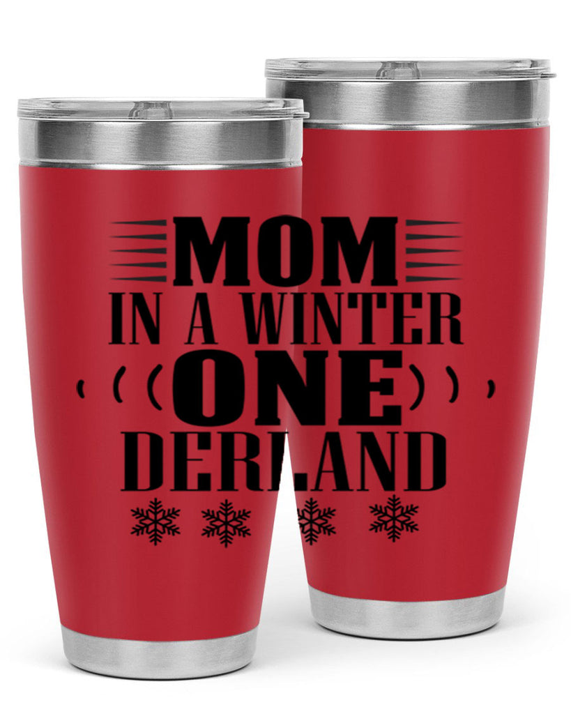 MOM IN A WINTER ONE DERLAND 322#- winter- Tumbler