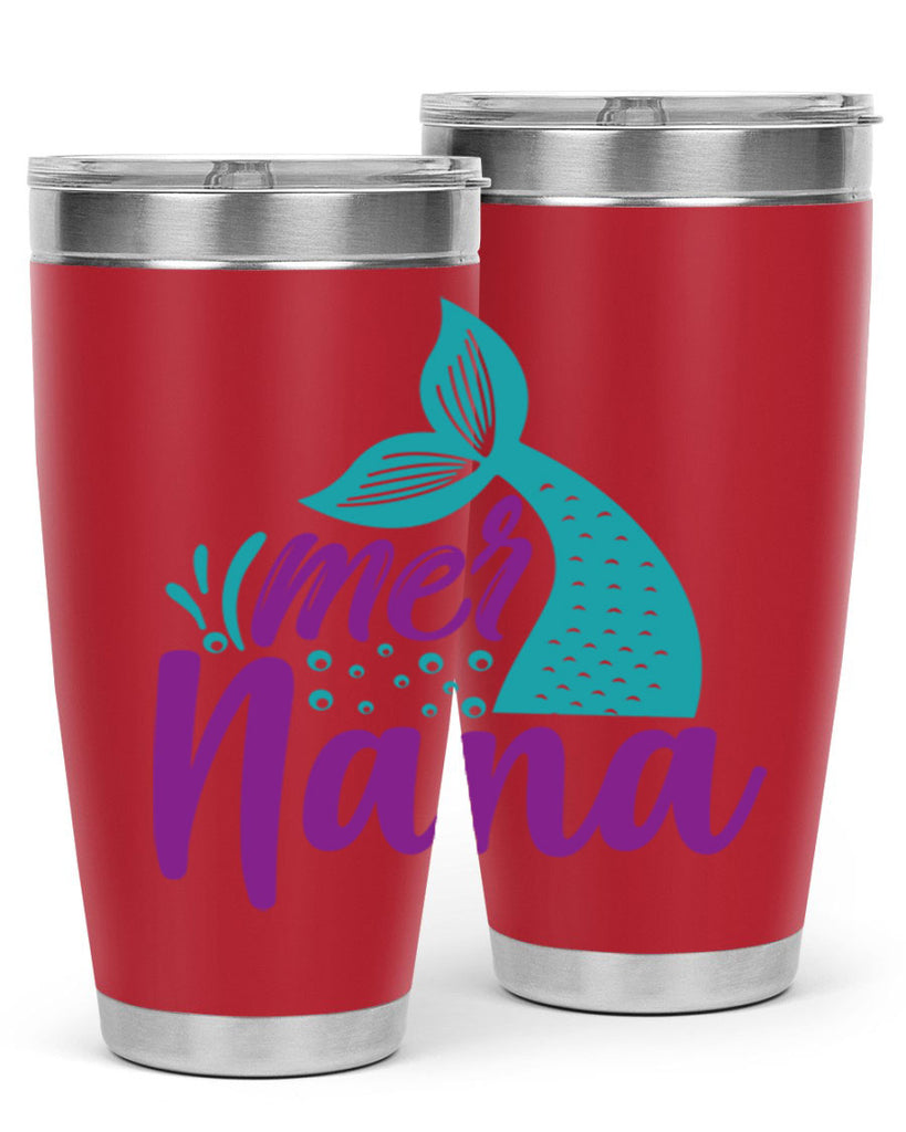 Mer Nana 343#- mermaid- Tumbler
