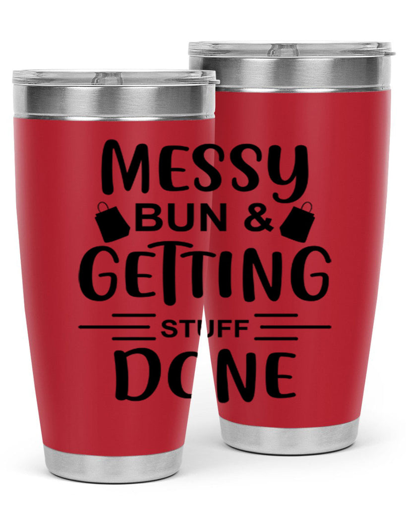 Messy Bun Getting Stuff Done 120#- fashion- Cotton Tank