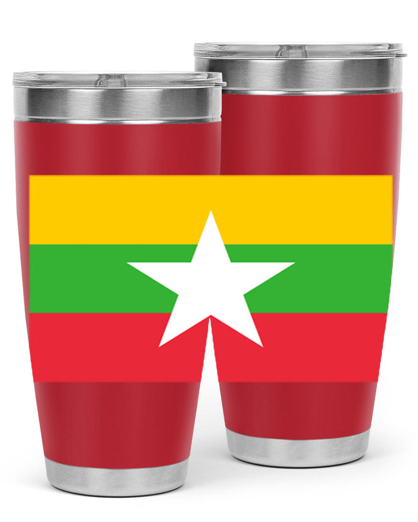 Myanmar 79#- world flags- Tumbler