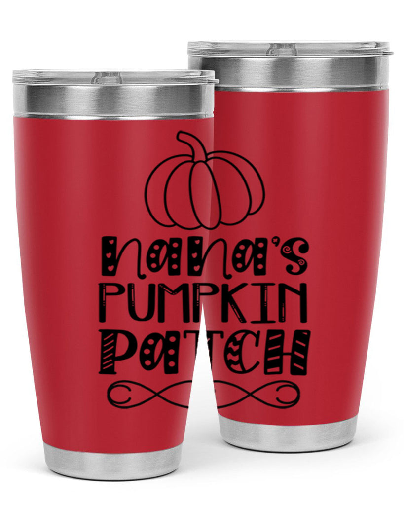 Nana s Pumpkin Patch 439#- fall- Tumbler