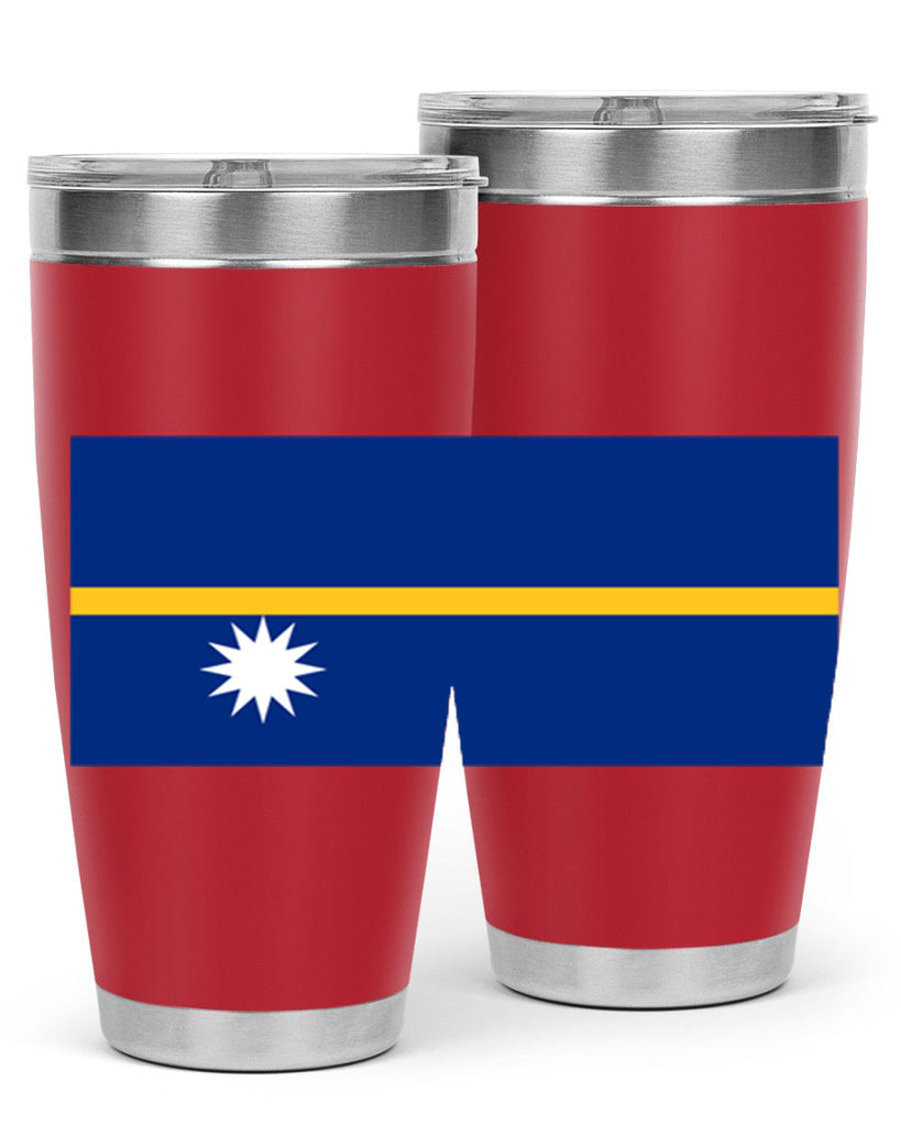 Nauru 77#- world flags- Tumbler