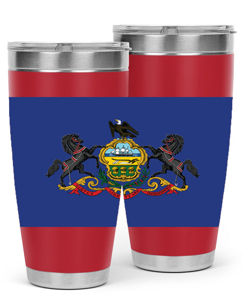 Pensilvania 14#- Us Flags- Tumbler