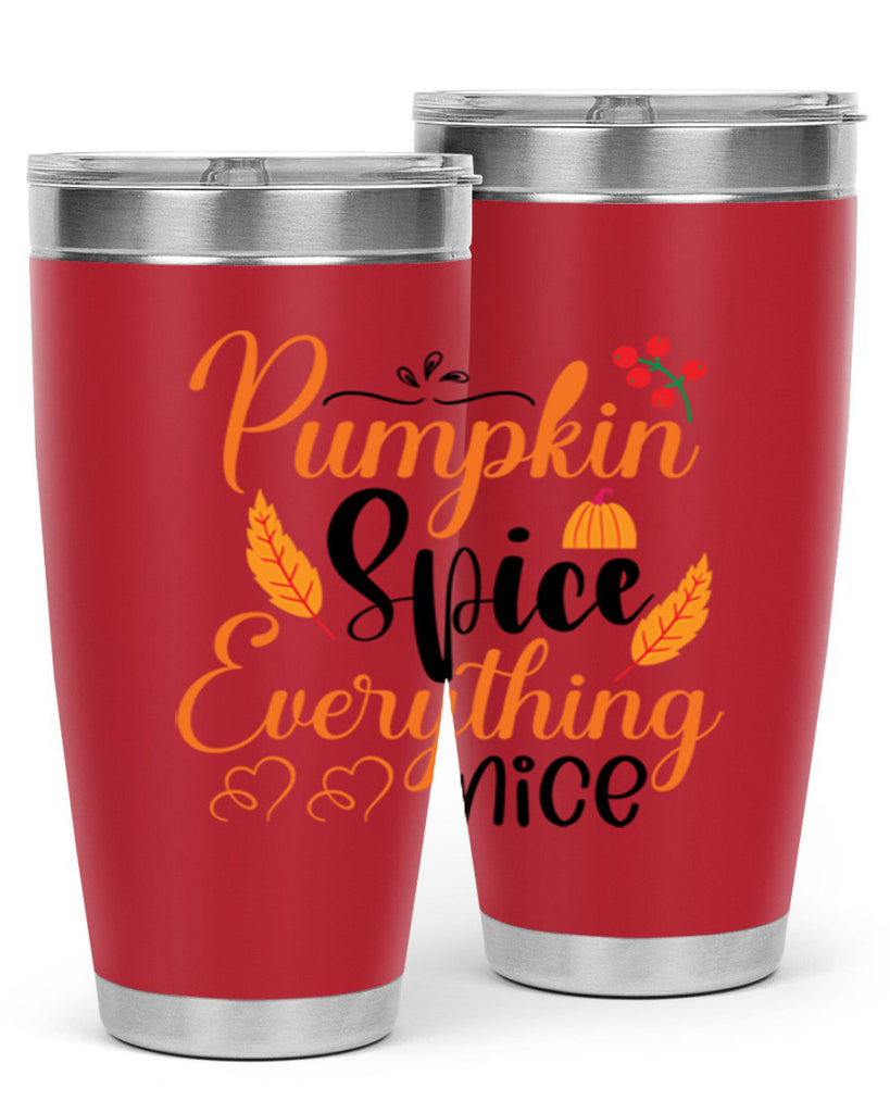 Pumpkin Spice Everything Nice 543#- fall- Tumbler