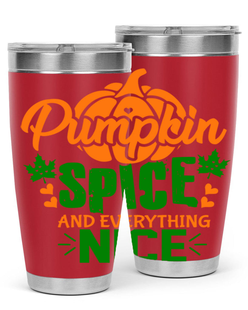 Pumpkin Spice and Everything Nice 538#- fall- Tumbler