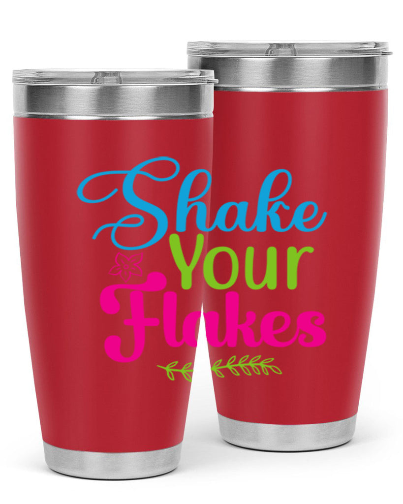 Shake Your Flakes 356#- winter- Tumbler