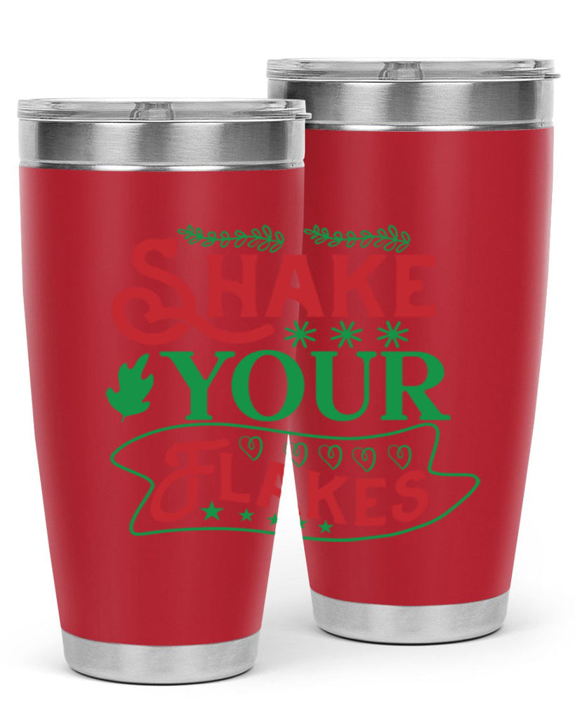 Shake Your Flakes 358#- winter- Tumbler