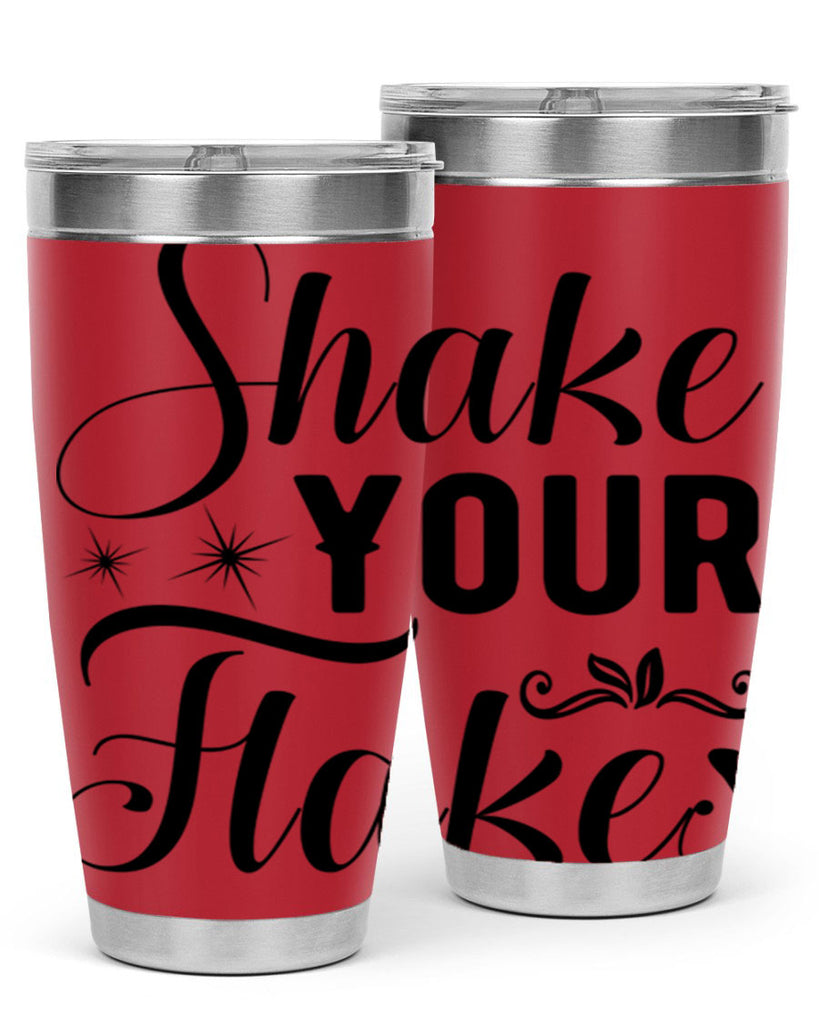 Shake Your Flakes 362#- winter- Tumbler