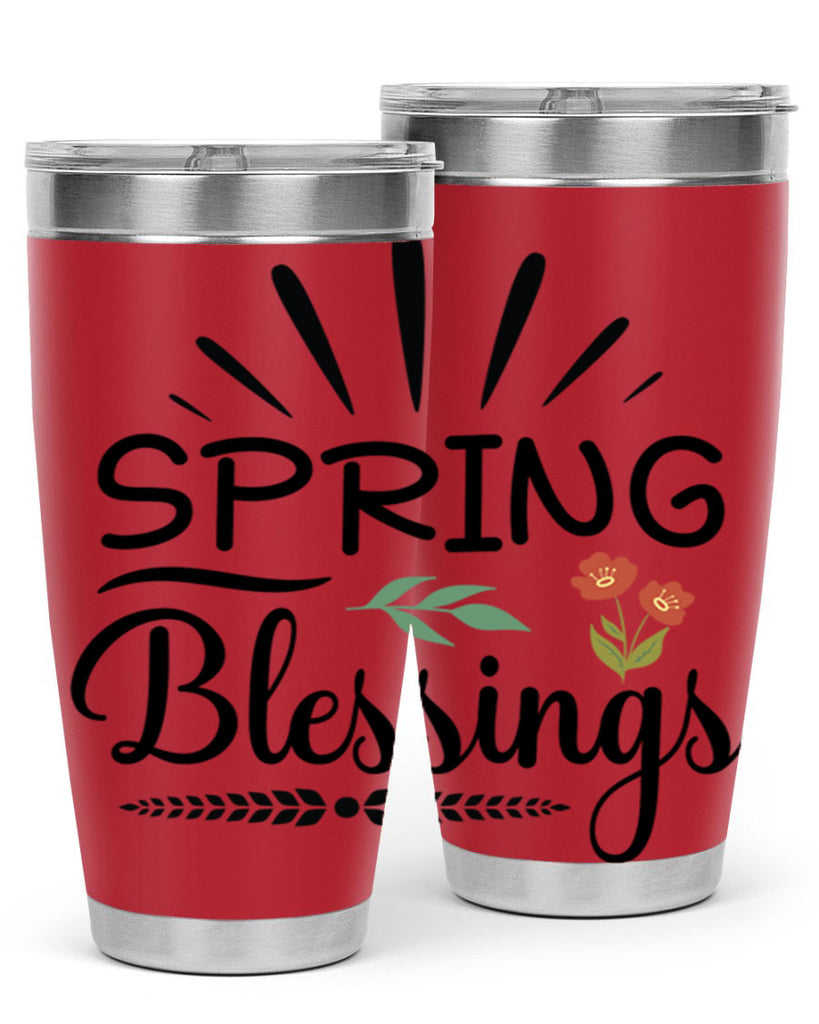 Spring Blessings  482#- spring- Tumbler