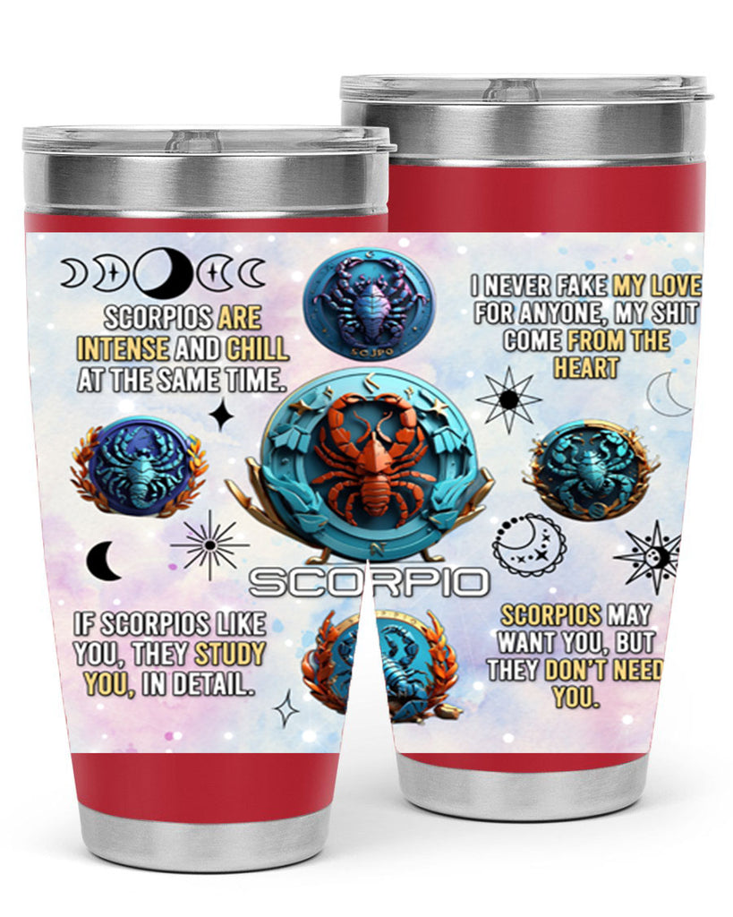 Straightscorpio 477#- zodiac- Tumbler