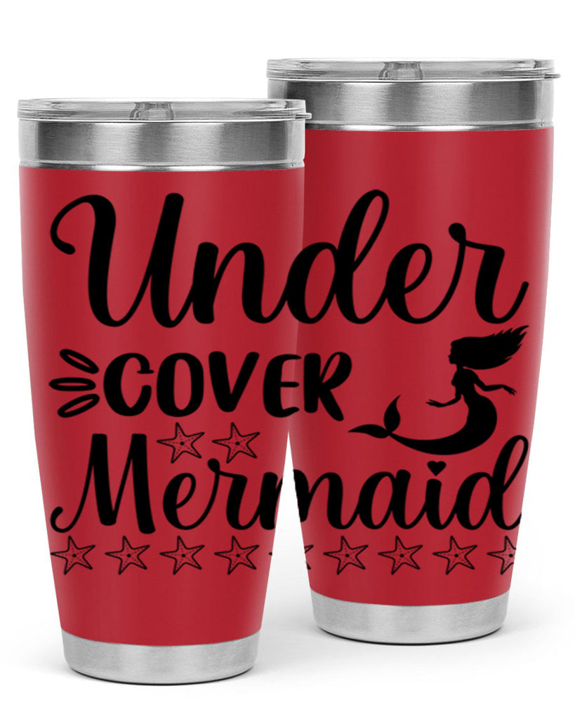 Under cover mermaid 650#- mermaid- Tumbler