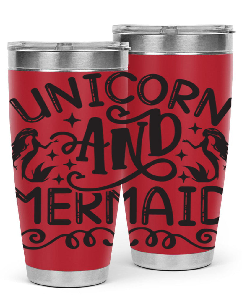 Unicorn and mermaid 660#- mermaid- Tumbler